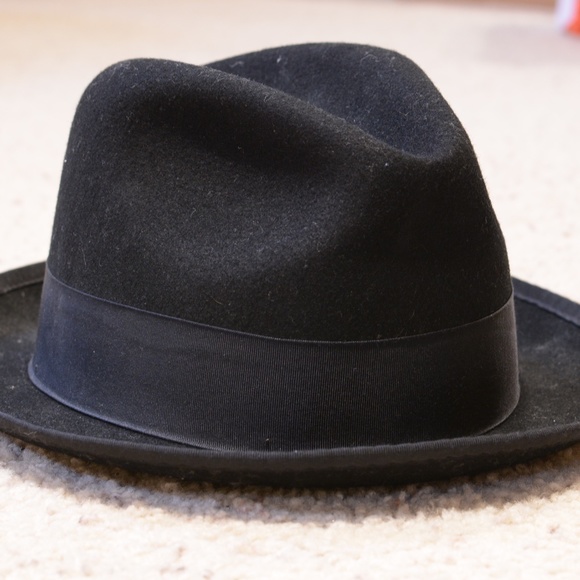 Black Wool Fedora from New York Hat Company - Picture 2 of 4